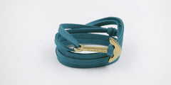 Pulsera ancla Carrick - Kaibu en ancla dorada - Frontal