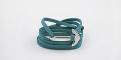 Pulsera ancla Carrick - Kaibu en ancla plateada - Frontal