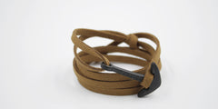 Pulsera ancla Carrick - Matuku en ancla negra - Frontal