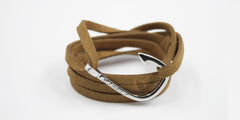 Pulsera anzuelo Carrick - Matuku en anzuelo plateado - Frontal