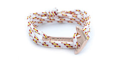 Pulsera ancla Carrick - Almansa en ancla oro rosa - Frontal