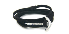 Pulsera ancla Carrick - Bao en ancla plateada - Frontal