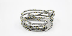 Pulsera ancla Carrick - Barlote en ancla plateada - Frontal