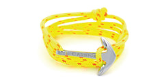 Pulsera náutica - Ceñida en ancla plateada - Carrick Bracelets
