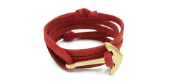 Pulsera ancla Carrick - Codaste en ancla dorada - Frontal