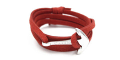 Pulsera ancla Carrick - Codaste en ancla plateada - Frontal