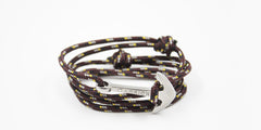 Pulsera ancla Carrick - Dorna en ancla plateada - Frontal
