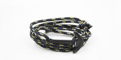 Pulsera ancla Carrick - Gamela en ancla negra - Frontal