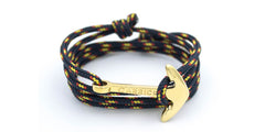 Pulsera ancla Carrick - Nautilus en ancla dorada - Frontal