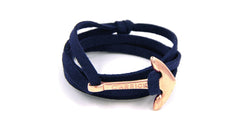 Pulsera ancla Carrick - Roda en ancla oro rosa - Frontal