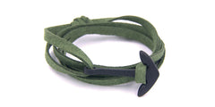 Pulsera ancla Carrick - Trancanil en ancla negra - Frontal