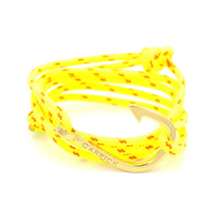 Pulsera náutica - Ceñida en anzuelo dorado - Carrick Bracelets