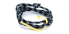 Pulsera náutica - Mayor en anzuelo dorado - Carrick Bracelets