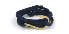 Pulsera náutica - Roda en anzuelo dorado - Carrick Bracelets