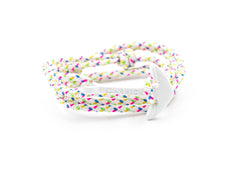 Pulsera náutica - Veintitrés Veintisiete en Ancla Blanca - Carrick Bracelets
