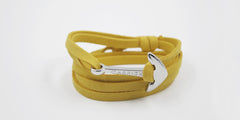Pulsera ancla Carrick - Vatoa en ancla plateada - Frontal
